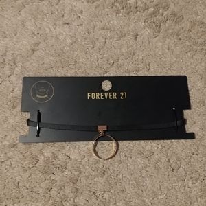 BLACK & GOLD CHOCKER NECKLACE